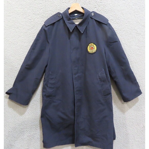 Blauer Coat Jacket Dark Blue Workwear Guardsmark Security Uniform Zip Out Liner - Picture 1 of 16